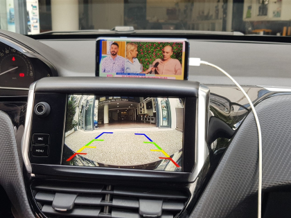 Εγκατάσταση Interface για Apple Car Play/Android Auto (Wireless), Mirroring και Front & Rear Camera Media Player σε Peugeot 2008