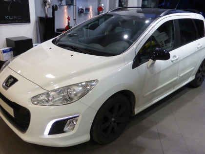 Eγκατάσταση οθόνης  2Din Digital IQ σε Peugeot 308 SW