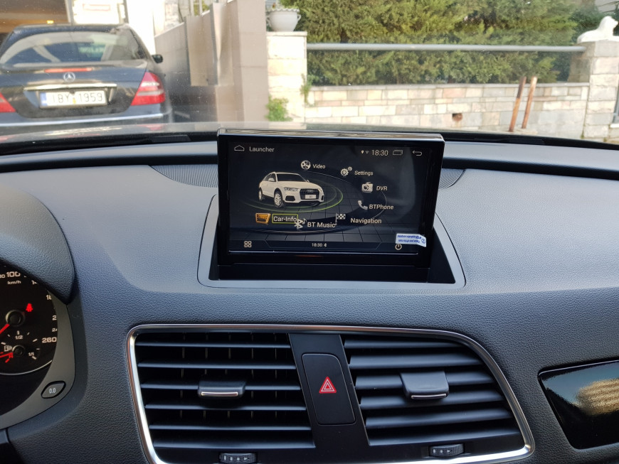 Αντικατάσταση της εργοστασιακής οθόνης με νεα Android oθόνη σε Audi Q3 8U