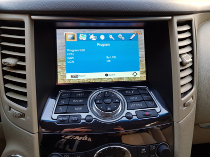 Εγκατάσταση Car Cinema Navigation, Rear camera σε Infinity FX37