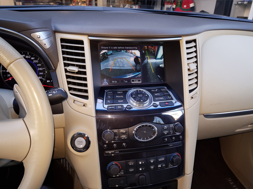 Εγκατάσταση Car Cinema Navigation, Rear camera σε Infinity FX37