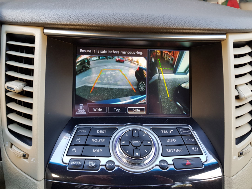 Εγκατάσταση Car Cinema Navigation, Rear camera σε Infinity FX37