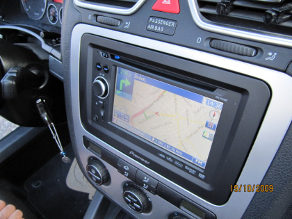 Εγκατάσταση οθόνης 2Din Pioneer σε VW Eos