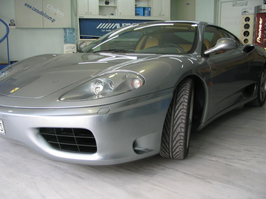Εγκατάσταση GPS Tracker σε Ferrari 360 Modena