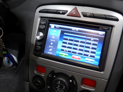 Eγκατάσταση οθόνης  2Din Digital IQ σε Peugeot 308 SW