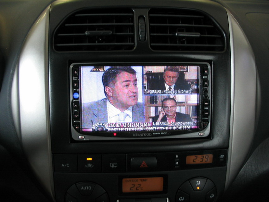 Εγκατάσταση οθόνης 2Din Kenwood σε Toyota RAV-4.