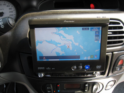 Εγκατάσταση οθόνης 1Din Pioneer & Αισθητήρων παρκαρίσματος σε Renault Scenic