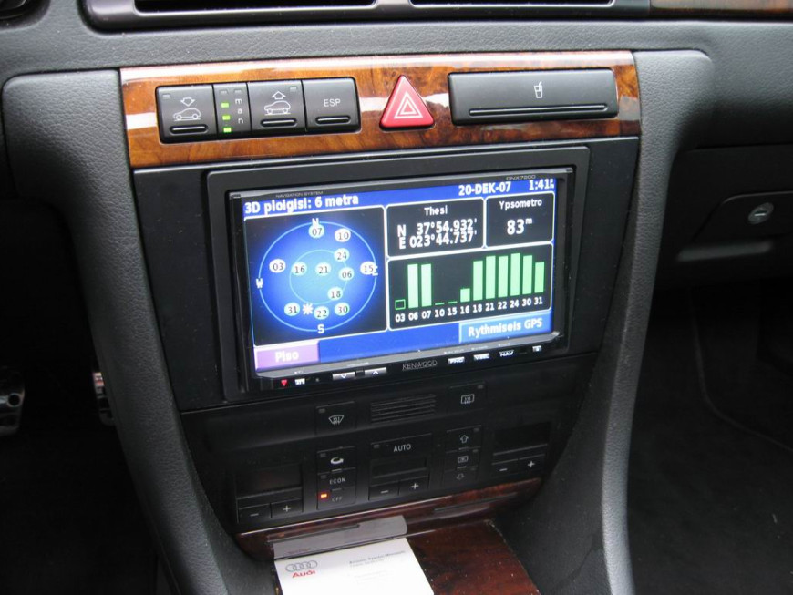 Εγκατάσταση οθόνης 2Din Kenwood σε Audi Allroad