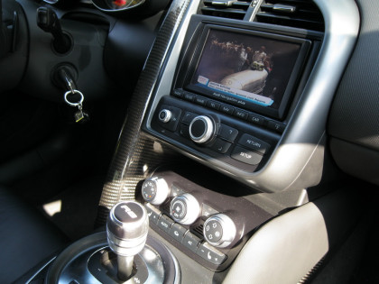 Audi R8. Video input, TV Tuner, Camera, Unlock.