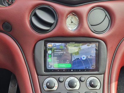 Αναβάθμιση Maserati 4200 GT: Εγκατάσταση Οθόνης Multimedia 7'' με Apple CarPlay & Android Auto