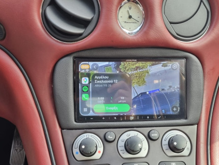 Αναβάθμιση Maserati 4200 GT: Εγκατάσταση Οθόνης Multimedia 7'' με Apple CarPlay & Android Auto