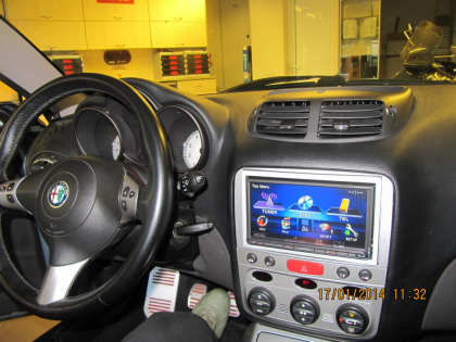 Εγκατάσταση 2DIN Kenwood Οθόνης σε Alfa Romeo GT