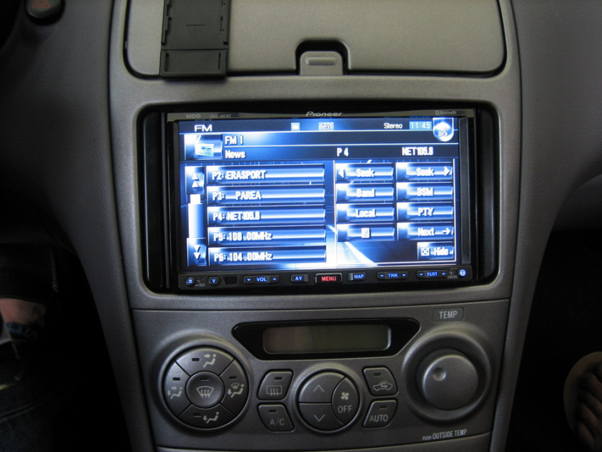 Εγκατάσταση οθόνης 2Din Pioneer σε Toyota Celica