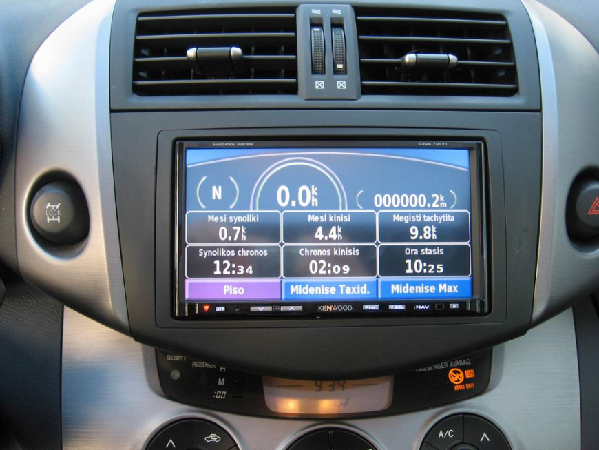 Εγκατάσταση οθόνης 2Din Kenwood σε Toyota Rav-4