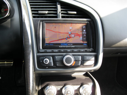 Audi R8. Video input, TV Tuner, Camera, Unlock.
