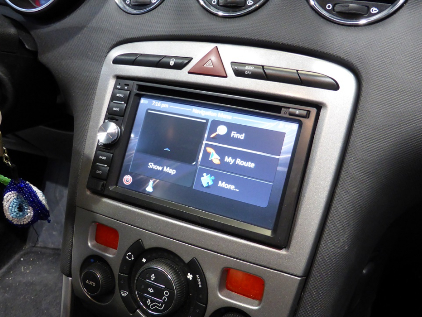 Eγκατάσταση οθόνης  2Din Digital IQ σε Peugeot 308 SW