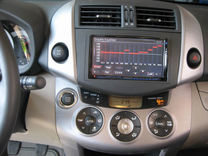 Εγκατάσταση οθόνης 2Din Kenwood σε Toyota Rav-4.