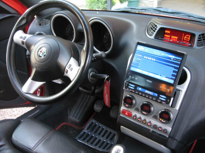 Εγκατάσταση 1Din Clarion οθόνης σε Alfa Romeo 157