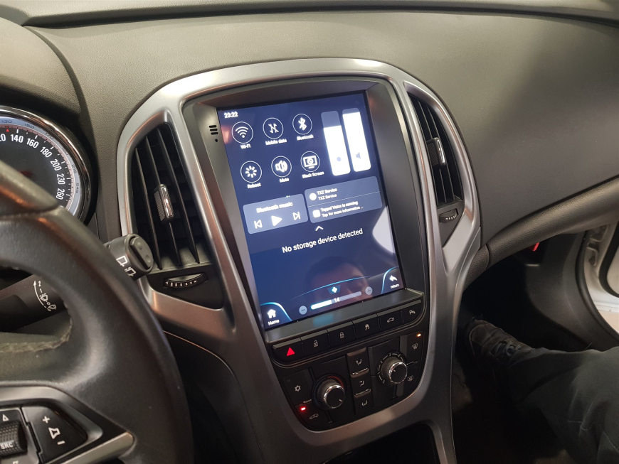 Εγκατάσταση οθόνης Lenovo Tesla Style σε Opel Astra J