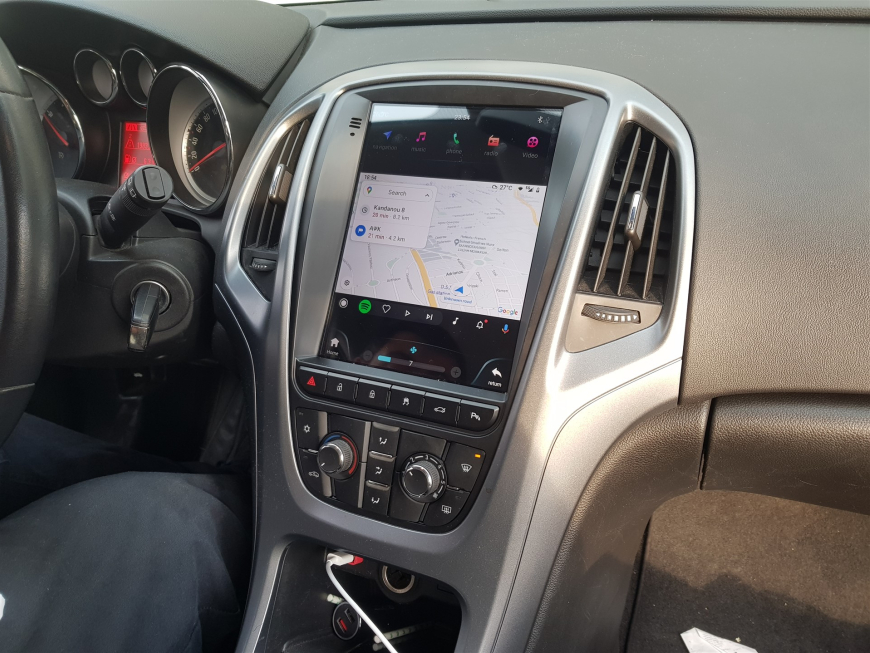 Εγκατάσταση οθόνης Lenovo Tesla Style σε Opel Astra J