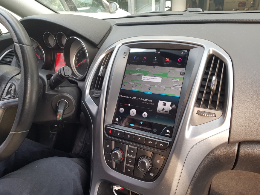 Εγκατάσταση οθόνης Lenovo Tesla Style σε Opel Astra J