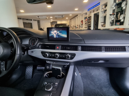 Αναβάθμιση εργοστασιακής οθόνης με Ασύρματο Wireless Apple CarPlay/Android Auto σε Audi A5 F5 του 2016