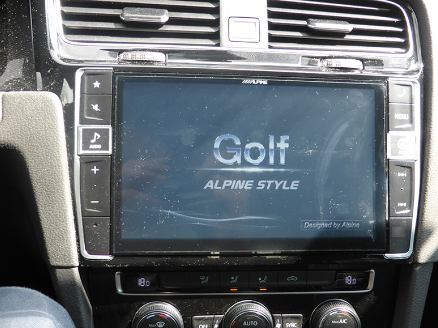 Εγκατάσταση οθόνης Alpine σε VW Golf 7