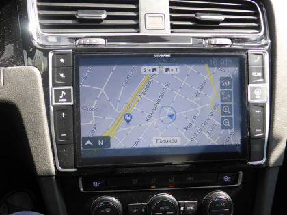 Εγκατάσταση οθόνης Alpine σε VW Golf 7