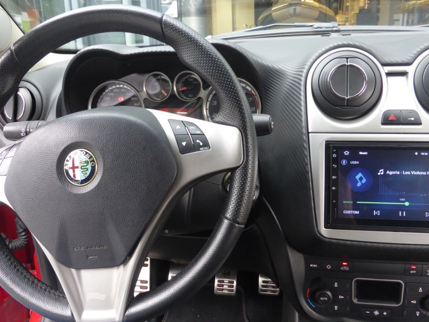 Εγκατάσταση 2Din LM Oθόνης σε Alfa Romeo Mito