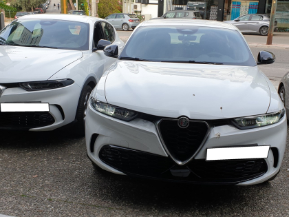 Εγκατάσταση αισθητήρων παρκαρίσματος- κάμερας οπισθοπορείας και εμπροσθοπορείας σε Alfa Romeo Tonale