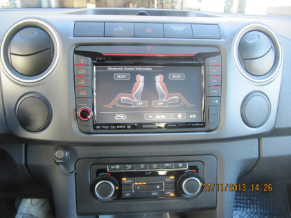 Εγκατάσταση οθόνης 2Din Kenwood σε VW Amarok του 2013