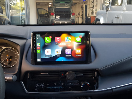 Εγκατάσταση οθόνης της Digital IQ με Wireless Apple Car Play/Android Auto σε Nissan Qashqai του 2022