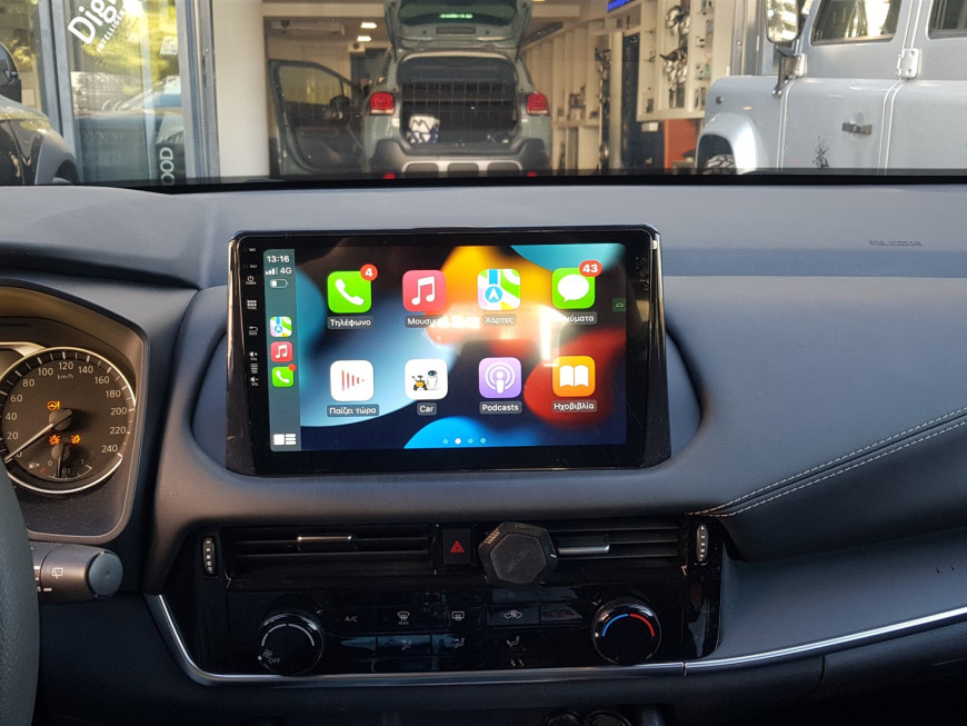 Εγκατάσταση οθόνης της Digital IQ με Wireless Apple Car Play/Android Auto σε Nissan Qashqai του 2022
