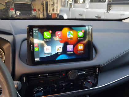 Εγκατάσταση οθόνης της Digital IQ με Wireless Apple Car Play/Android Auto σε Nissan Qashqai του 2022