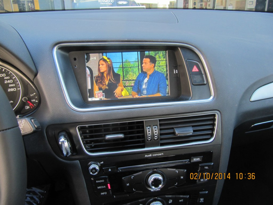 Εγκατάσταση νέου Car Cinema & Navigation System σε Audi Q5