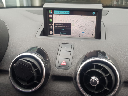 Αναβάθμιση εργοστασιακής οθόνης με Ασύρματο Wireless Apple CarPlay/Android Auto σε  Audi A1 8X