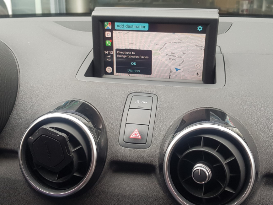 Αναβάθμιση εργοστασιακής οθόνης με Ασύρματο Wireless Apple CarPlay/Android Auto σε  Audi A1 8X