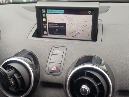 Αναβάθμιση εργοστασιακής οθόνης με Ασύρματο Wireless Apple CarPlay/Android Auto σε  Audi A1 8X