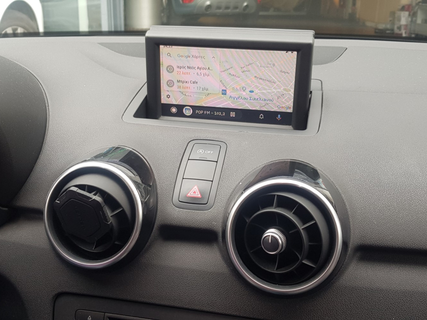 Αναβάθμιση εργοστασιακής οθόνης με Ασύρματο Wireless Apple CarPlay/Android Auto σε  Audi A1 8X