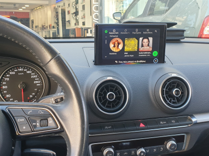  Αναβάθμιση εργοστασιακής οθόνης με Ασύρματο Wireless Apple CarPlay/Android Auto σε Audi A3 8V 