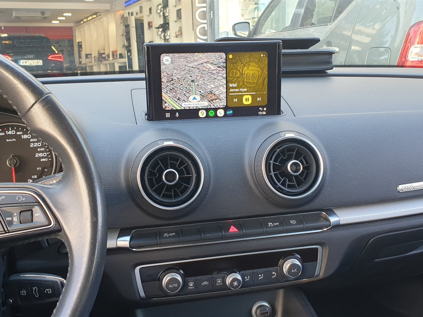  Αναβάθμιση εργοστασιακής οθόνης με Ασύρματο Wireless Apple CarPlay/Android Auto σε Audi A3 8V 