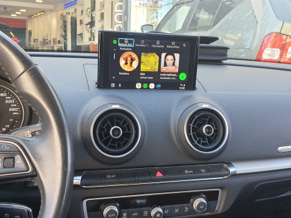  Αναβάθμιση εργοστασιακής οθόνης με Ασύρματο Wireless Apple CarPlay/Android Auto σε Audi A3 8V 