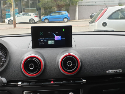 Αναβάθμιση εργοστασιακής οθόνης με Ασύρματο Wireless Apple CarPlay/Android Auto σε Audi S3 8V