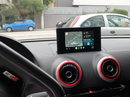 Αναβάθμιση εργοστασιακής οθόνης με Ασύρματο Wireless Apple CarPlay/Android Auto σε Audi S3 8V