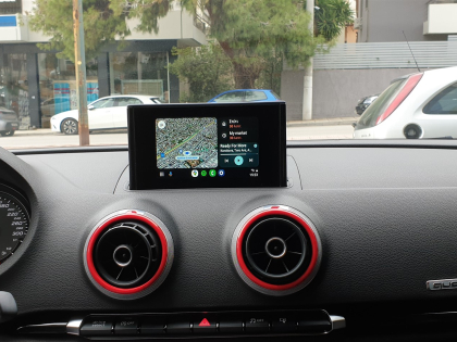 Αναβάθμιση εργοστασιακής οθόνης με Ασύρματο Wireless Apple CarPlay/Android Auto σε Audi S3 8V