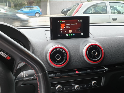 Αναβάθμιση εργοστασιακής οθόνης με Ασύρματο Wireless Apple CarPlay/Android Auto σε Audi S3 8V