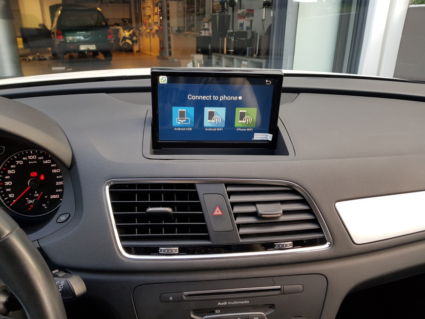 Εγκατάσταση Android οθόνης σε Audi Q3 8U