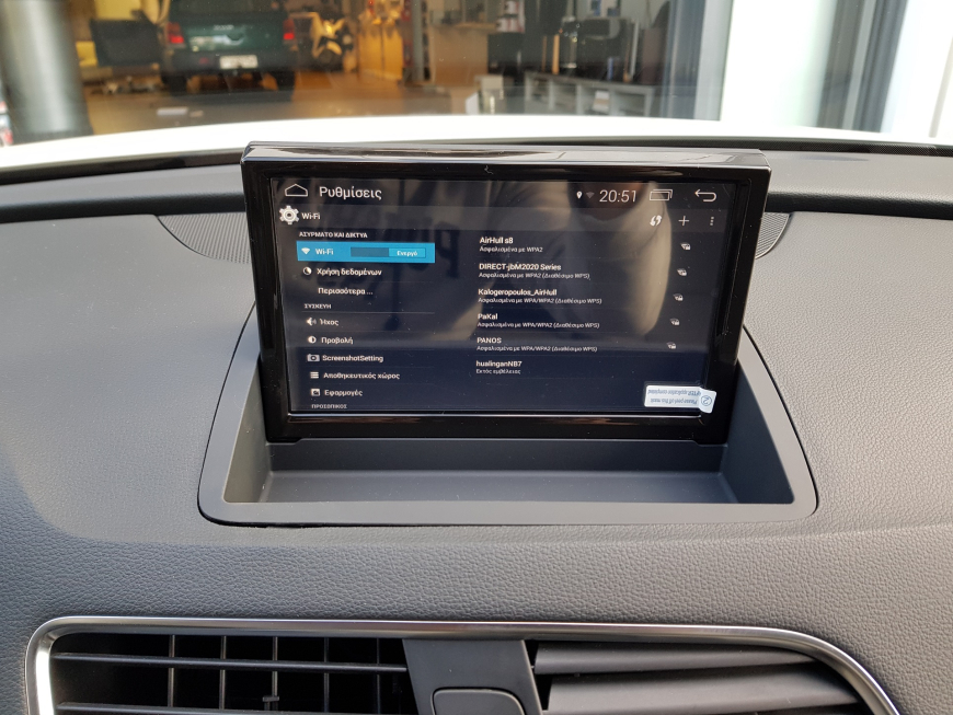 Εγκατάσταση Android οθόνης σε Audi Q3 8U