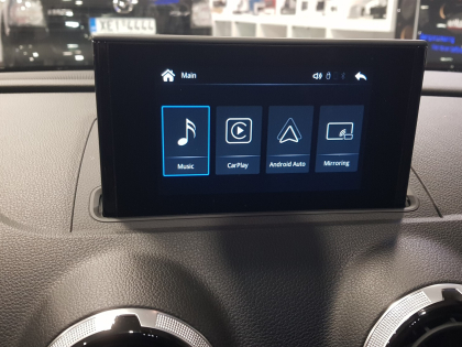  Αναβάθμιση εργοστασιακής οθόνης με Ασύρματο Wireless Apple CarPlay/Android Auto σε Audi S3 8V