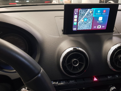  Αναβάθμιση εργοστασιακής οθόνης με Ασύρματο Wireless Apple CarPlay/Android Auto σε Audi S3 8V